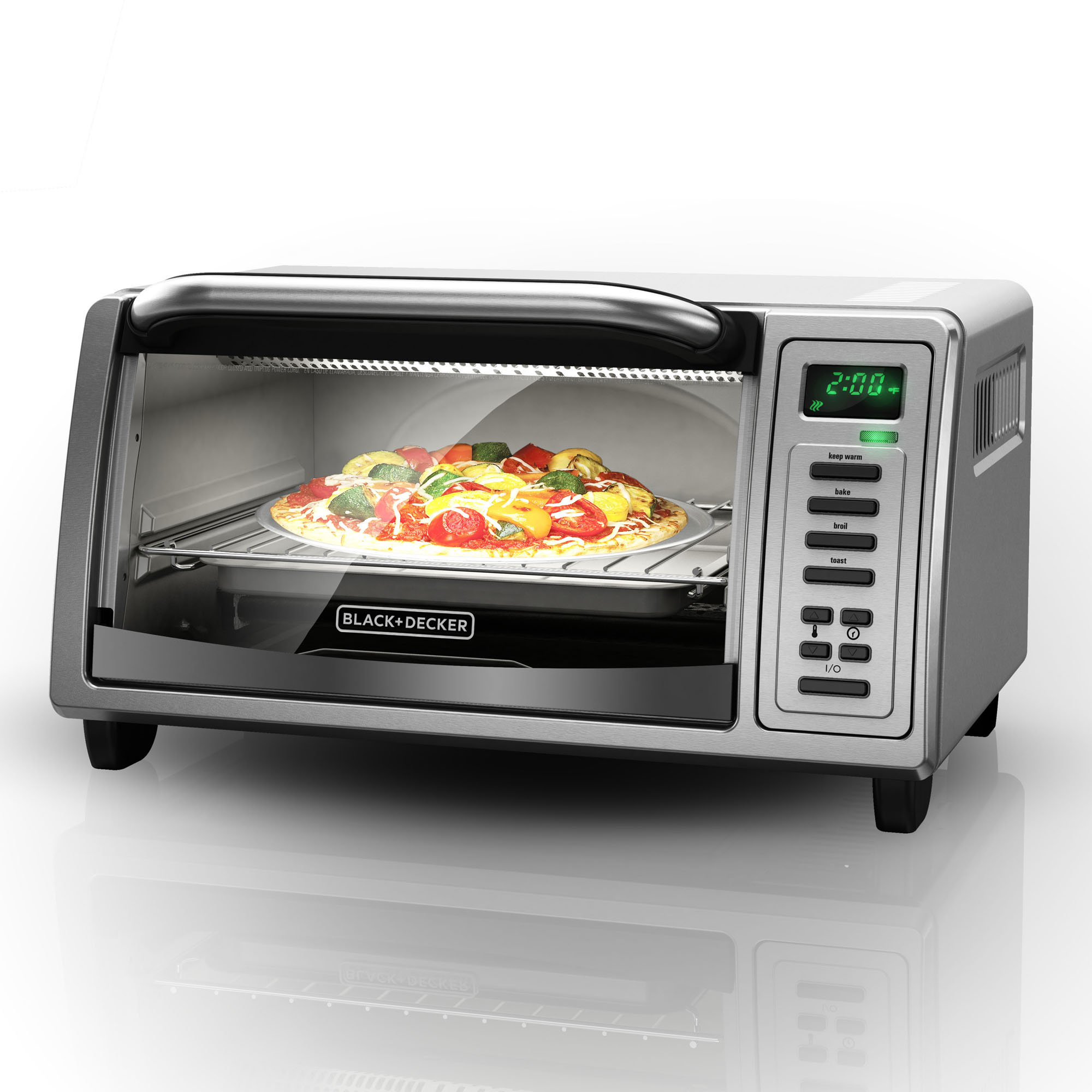 4 Slice Digital Toaster Oven BLACK DECKER